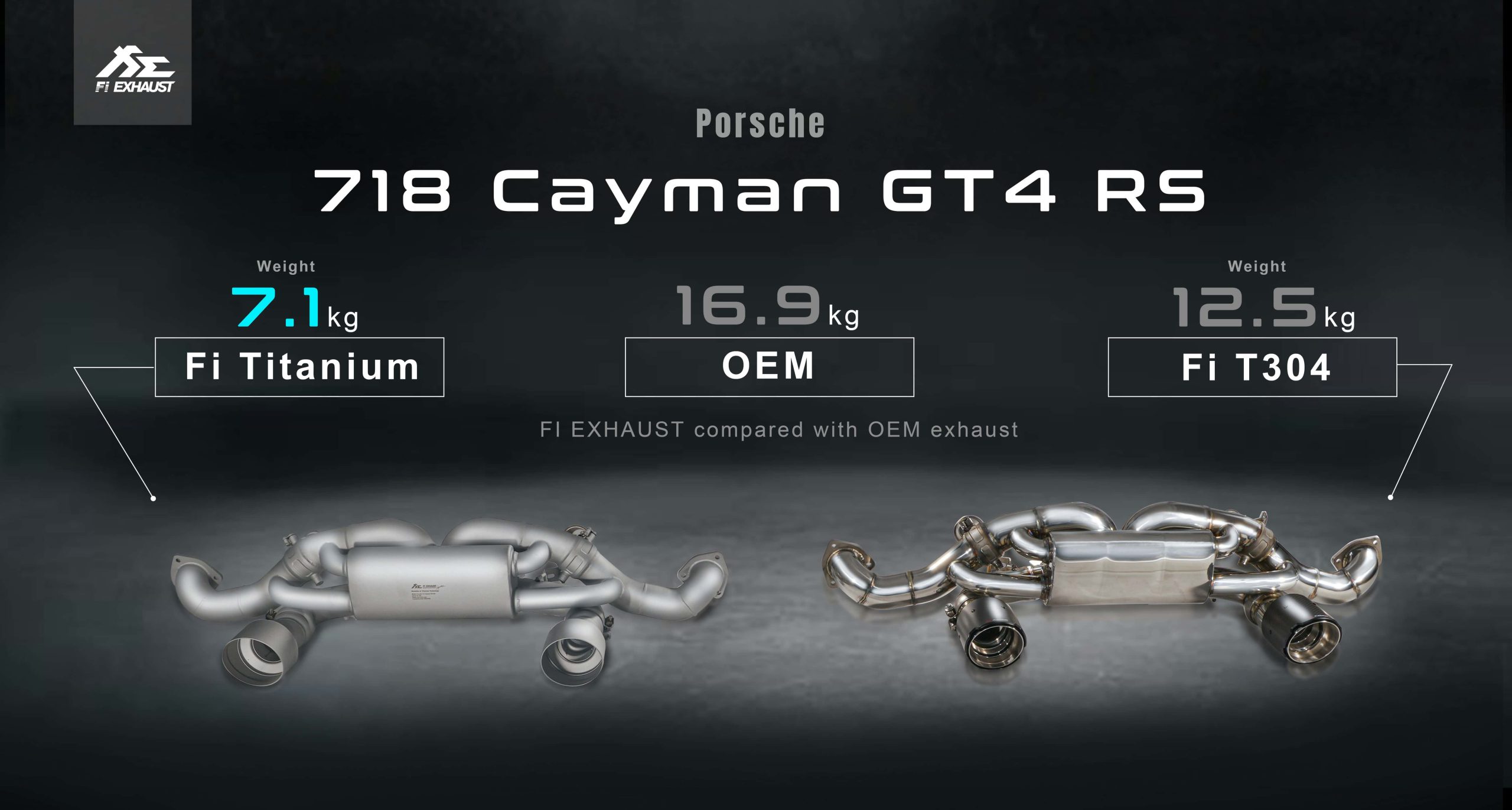 Fi Exhaust System for the Porsche Cayman